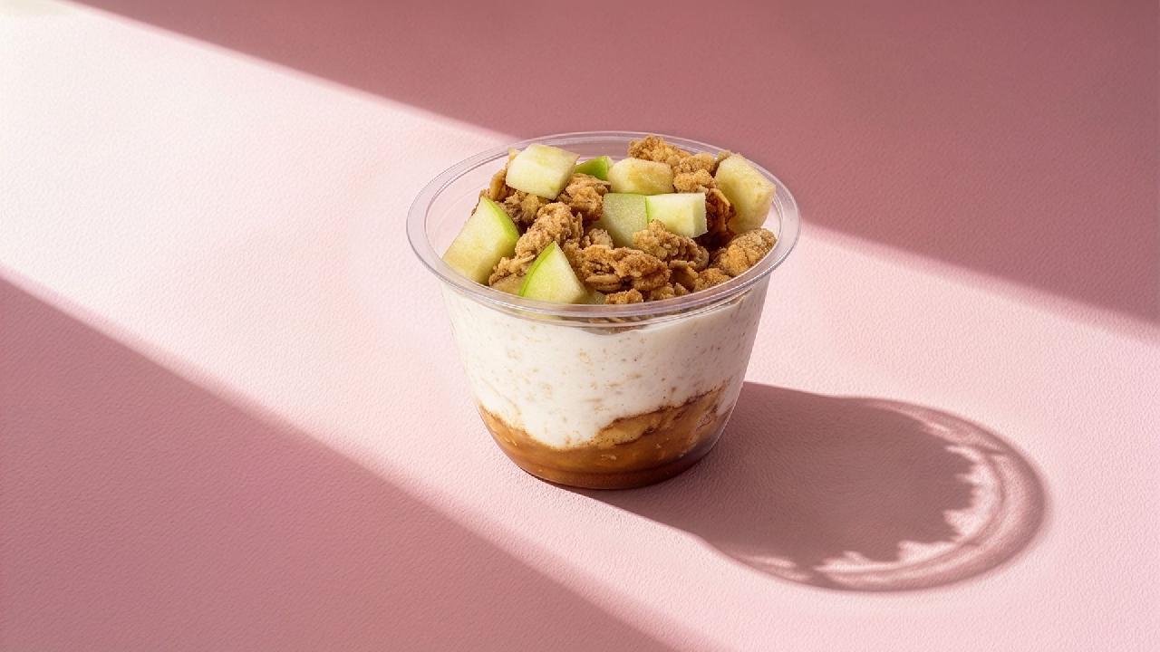 Meal card cover for: Overnight Oat Yogurt: Apple & Cinnamon