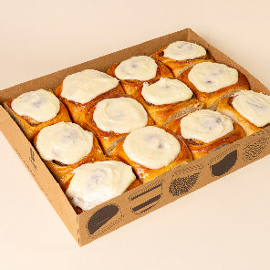 Meal card cover for: Cream Crowned Cinnabun Platter