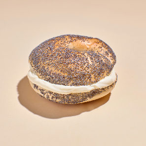 Meal card cover for: Plant-Based Cheese Spread Bagel