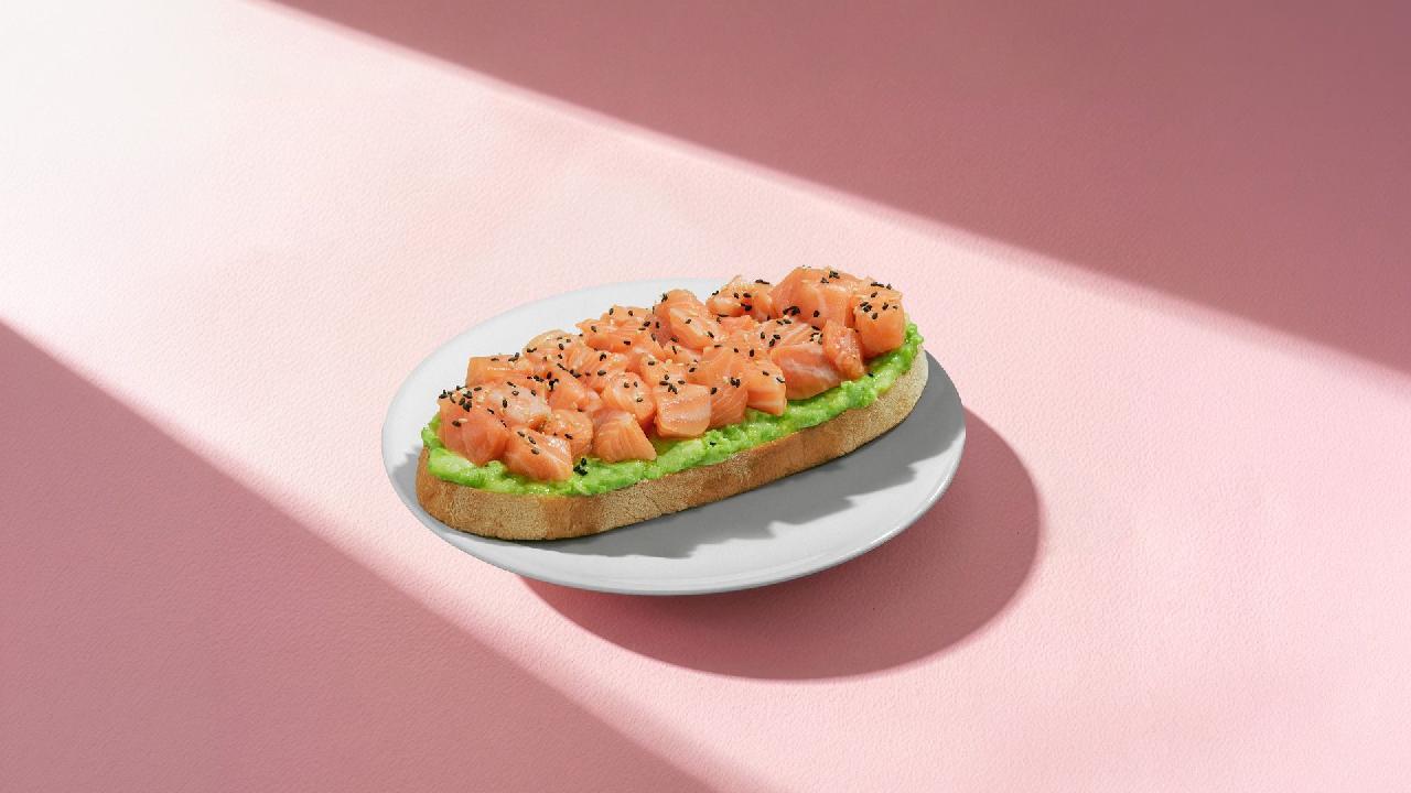 Meal card cover for: Avo & Salmon Toast