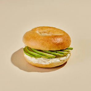 Meal card cover for: Cream Cheese & Avocado Bagel