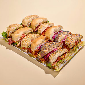 Meal card cover for: Chicken Bagel Platter