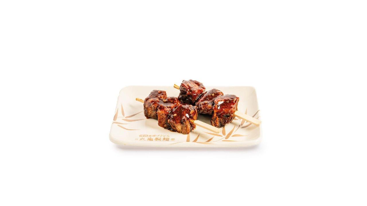 Meal card cover for: Pork Skewer Extra