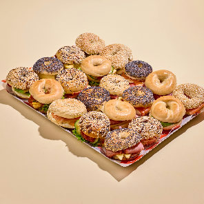 Meal card cover for: Breakfast Mini Bagel Platter