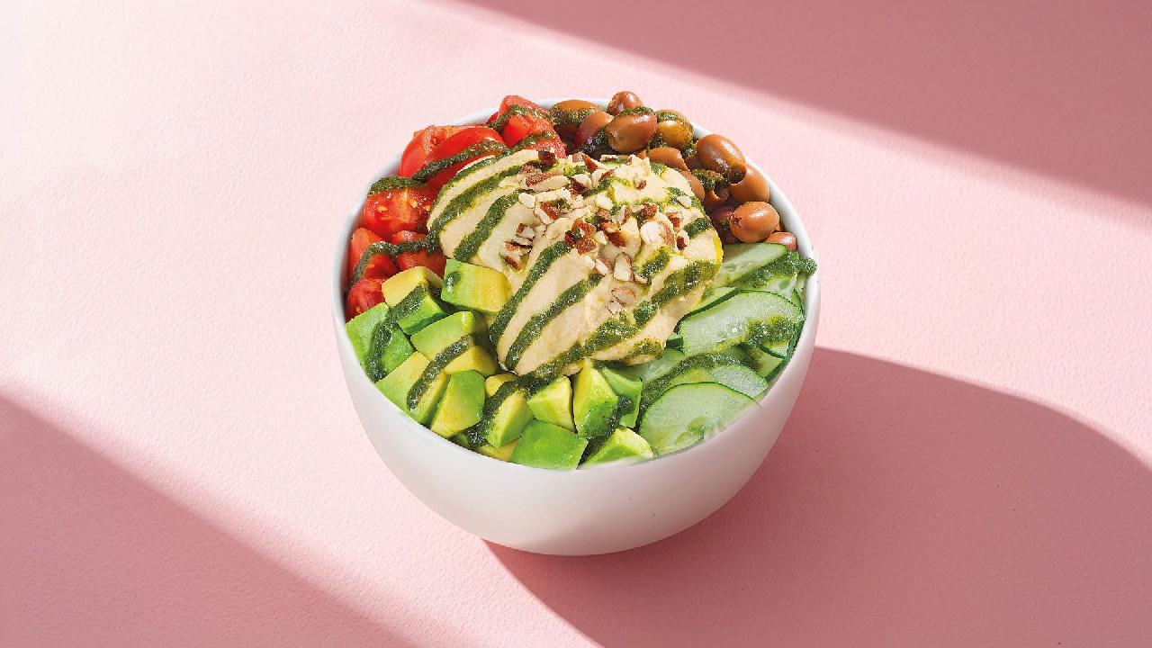 Meal card cover for: Hummus & Avo
