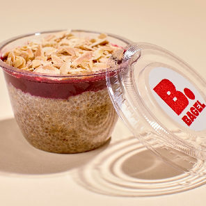 Meal card cover for: NEW! Blueberry Coulis Chia Pudding (Plant-Based)