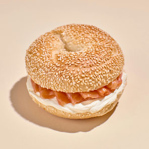 Meal card cover for: Oak Smoked Salmon & Cream Cheese Bagel