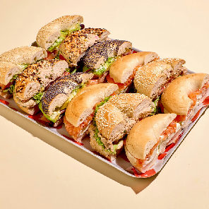 Meal card cover for: NEW! Pescetarian Bagel Platter
