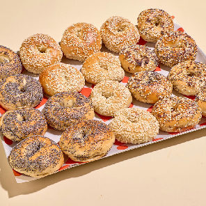Meal card cover for: Seeded Mini-Bagel Box
