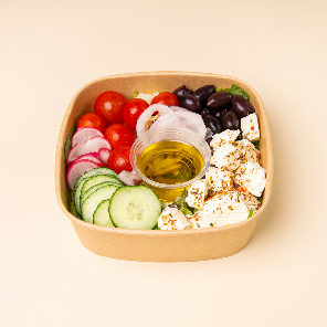 Meal card cover for: Greek Salad
