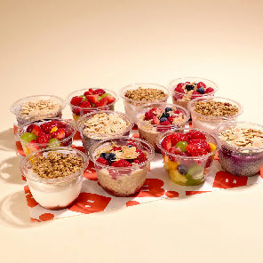 Meal card cover for: Mixed Pots Platter (serves 12)