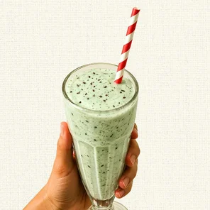Meal card cover for: Mint Choco-Chip Milkshake