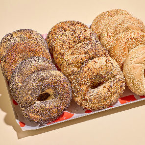 Meal card cover for: Seeded Bagel Box