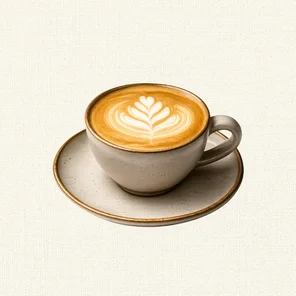 Meal card cover for: Flat White