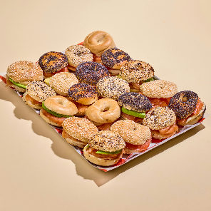 Meal card cover for: Smoked Salmon Mini Bagel Platter