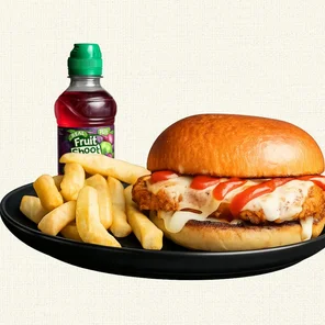 Meal card cover for: Chicky Burger Meal