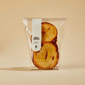 Meal card cover for: Bagel Crisps Olive oil & Maldon Salt