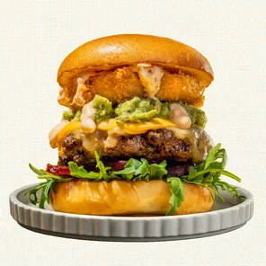 Meal card cover for: Crowned Burger