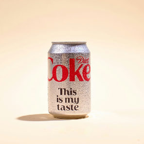 Meal card cover for: Diet Coke