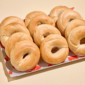 Meal card cover for: Plain Bagel Box
