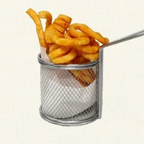 Meal card cover for: Curly Fries