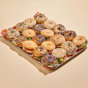 Meal card cover for: Pescetarian Mini Bagel Platter