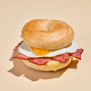 Meal card cover for: Fried Egg Bagel