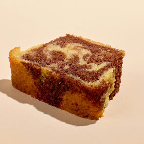 Meal card cover for: Slice of Marble Cake