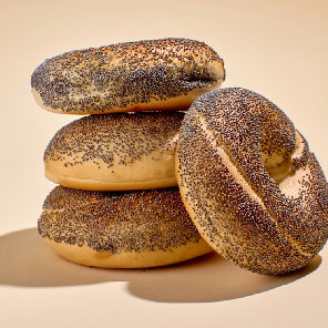 Meal card cover for: Pack of 4 Poppy Seed Bagels
