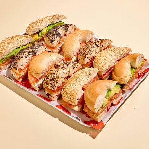 Meal card cover for: Smoked Salmon Bagel Platter