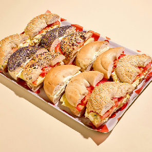 Meal card cover for: Veggie Bagel Platter