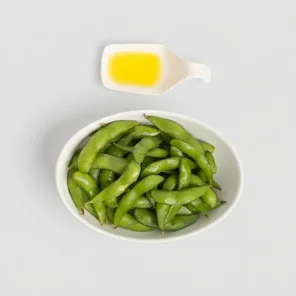 Meal card cover for: Truffle Oil Edamame