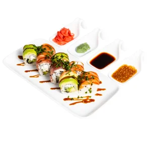 Meal card cover for: Gourmet Rainbow Roll