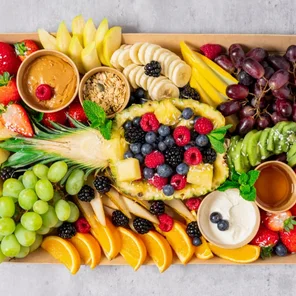 Meal card cover for: The Fruit Board