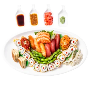 Meal card cover for: True Love Box (soy sauce, ginger, wasabi and Add your favourite sesame sauce).