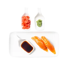 Meal card cover for: Salmon Nigiri