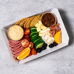 Meal card cover for: The Grazing Box