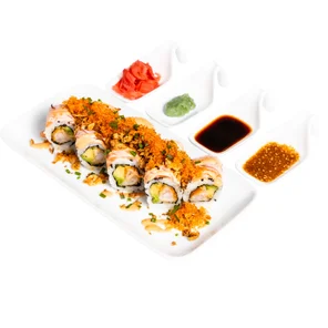 Meal card cover for: Crunchy Seared Salmon Roll