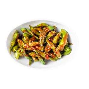 Meal card cover for: Spicy Edamame