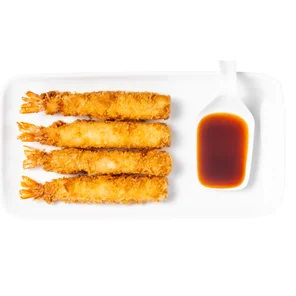 Meal card cover for: Prawn Katsu (4 Pieces)