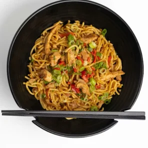 Meal card cover for: Chicken Garlic Fried Noodles