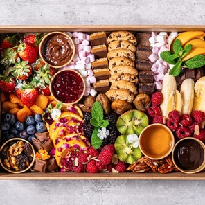 Meal card cover for: The Dessert Board