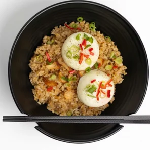 Meal card cover for: Japanese Garlic Egg Fried Rice