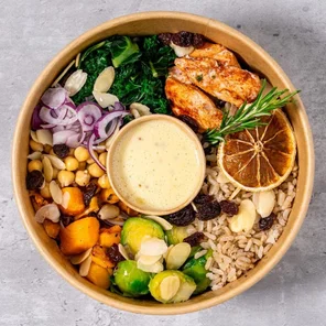 Meal card cover for: The Harvest Buddha Bowl