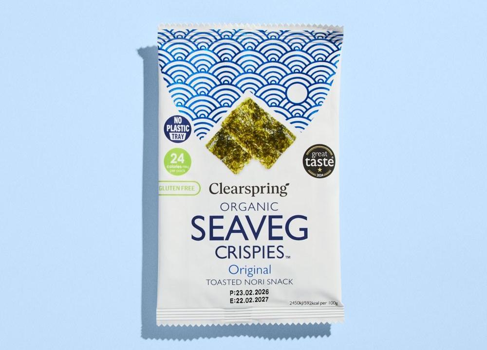 Meal card cover for: Clearspring seaweed crispies original
