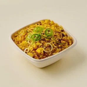 Meal card cover for: Cauliflower Biryani
