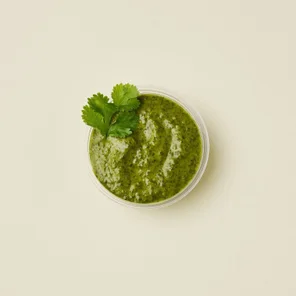 Meal card cover for: Coriander Chutney