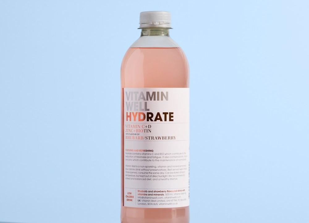 Meal card cover for: Vitamin - Hydrate Rhubarb & Strawberry