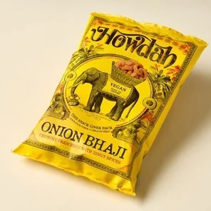 Meal card cover for: Howdah Onion Bhaji