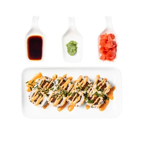 Meal card cover for: Spicy Tuna Uramaki